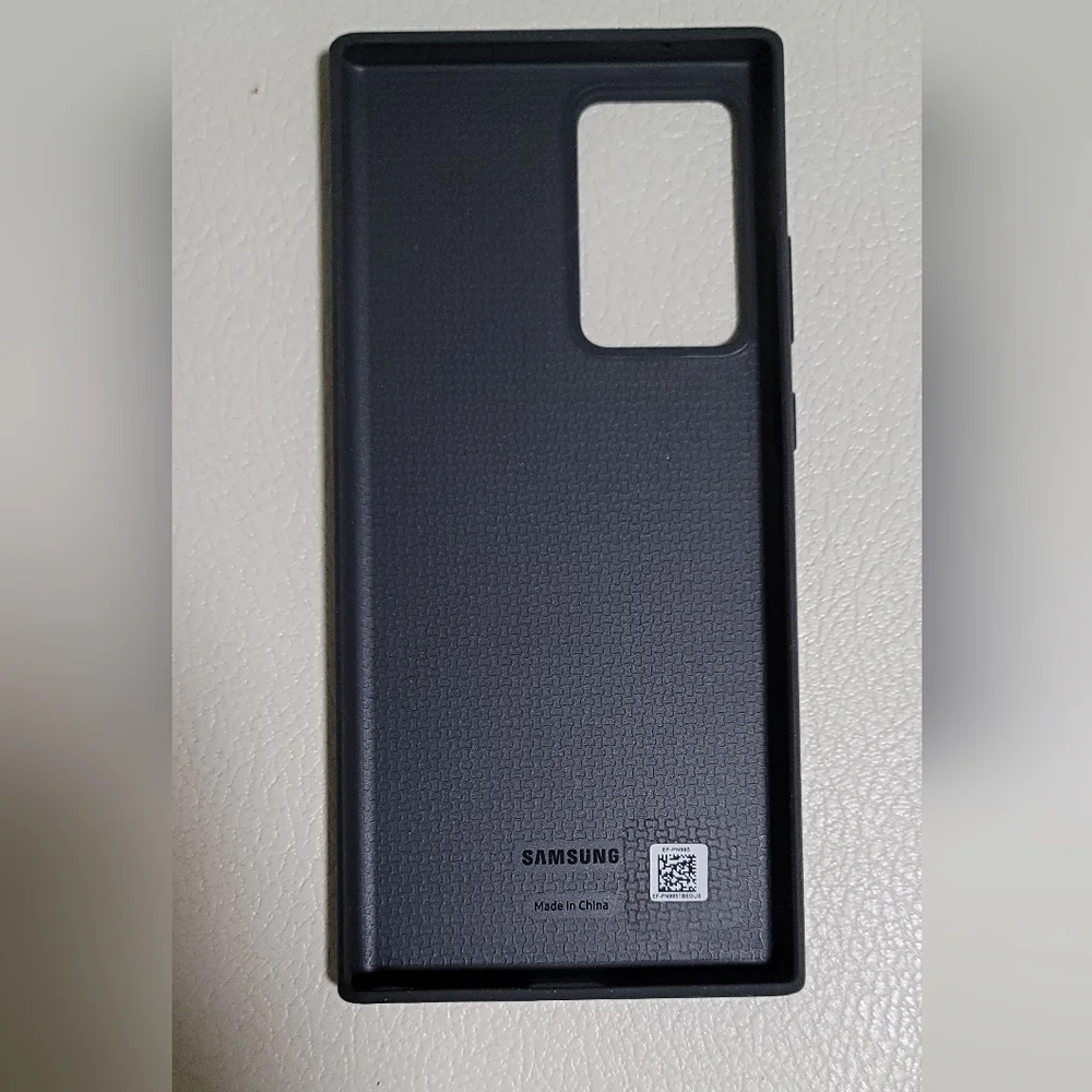 Samsung Galaxy Note20 Ultra 5G Black Silicone Case Genuine - Picture 3 of 4